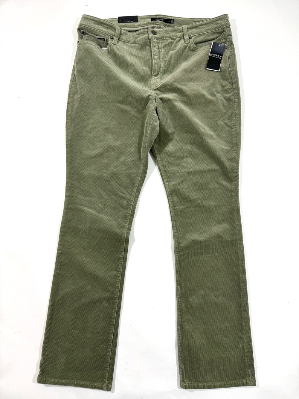 New Lauren Ralph Lauren Mid Rise Corduroy Pants